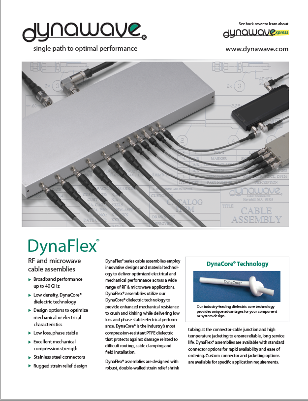 Dynaflex Thumbnail spec sheet