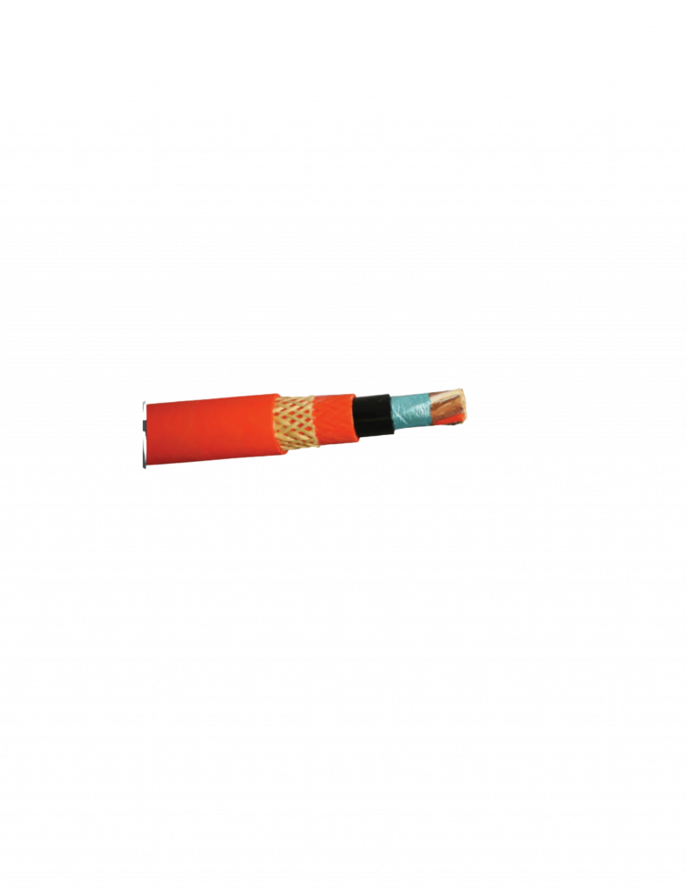 Cross section of ROV cable made by Winchester Interconnect