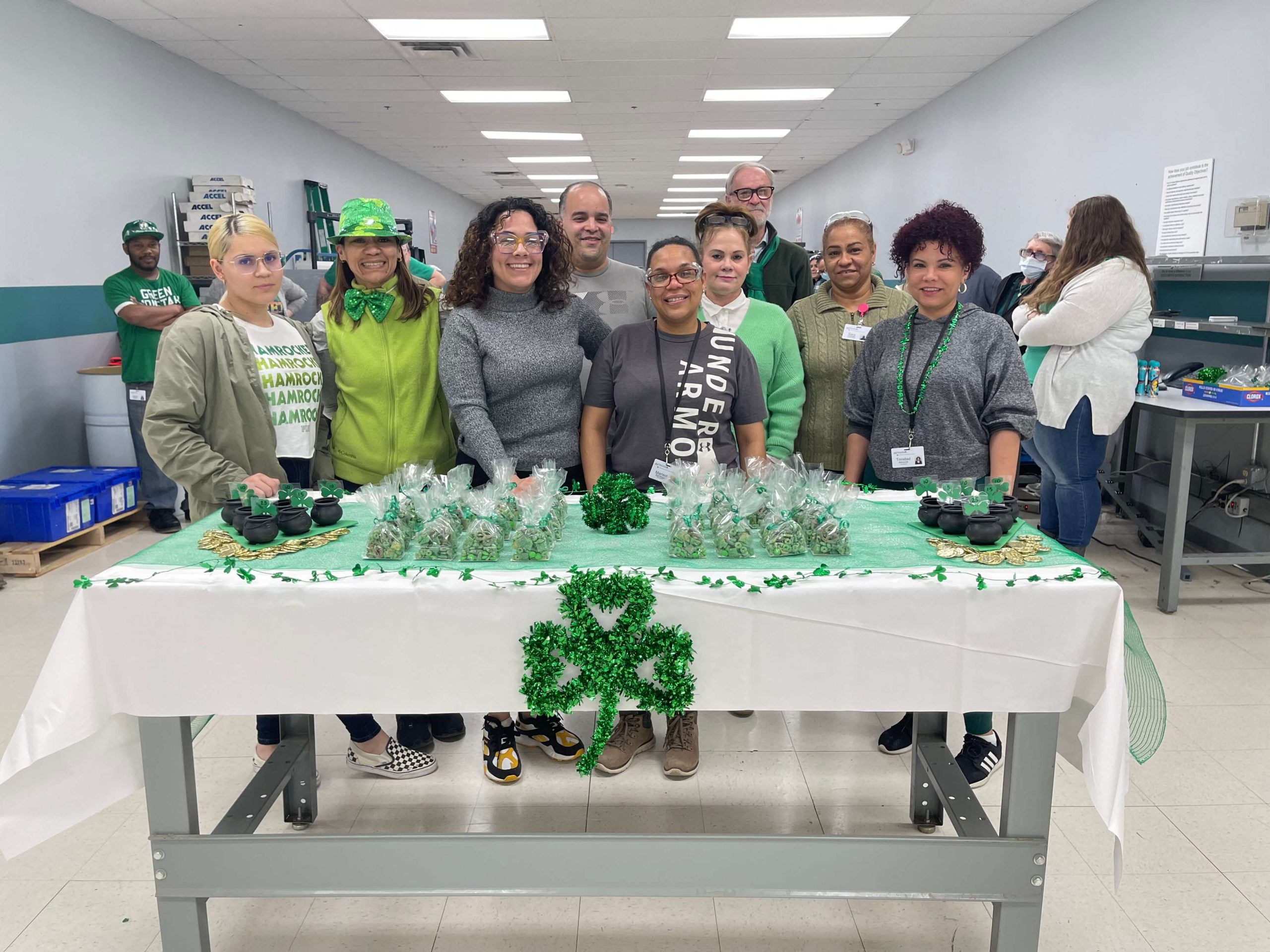 St. Patrick's Day celebration at Winchester Interconnect